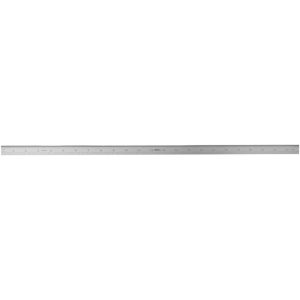 SPI Steel Rule: 24" OAL, Decimal & Metric Graduation, Flexible, 3/4" OAW 14-688-6