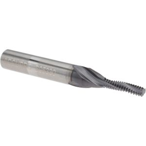 ACCUPRO Helical Flute Thread Mill: #10-32, Internal, 3 Flute, 0.2500" Shank Dia, Solid Carbide 930-01032