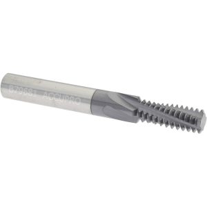 ACCUPRO Helical Flute Thread Mill: 3/8-16, Internal, 4 Flute, 0.3125" Shank Dia, Solid Carbide 930-37516