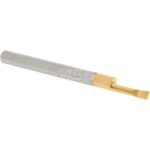 ACCUPRO Boring Bar: 0.0800" Min Bore, 0.3000" Max Depth, Right Hand, 1/8" Shank Dia, Micrograin Solid Carbide ACC-BB080300G