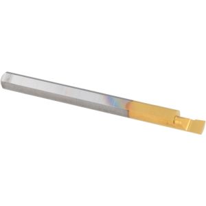 ACCUPRO Boring Bar: 0.1000" Min Bore, 0.1500" Max Depth, Right Hand, 1/8" Shank Dia, Micrograin Solid Carbide ACC-BB100150G