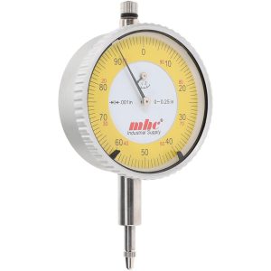 VALUE COLLECTION Dial Drop Indicator: 0.25" Range, 0-100 Dial Reading, 0.001" Graduation, 2-9/32" Dial Dia 6605-4030