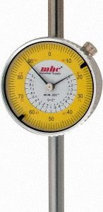 VALUE COLLECTION Dial Drop Indicator: 2" Range, 0-100 Dial Reading, 0.001" Graduation, 2-9/32" Dial Dia 6605-4205