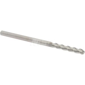 ACCUPRO Ball End Mill: 0.125" Dia, 0.75" LOC, 3 Flute, Solid Carbide 76489210