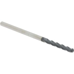 ACCUPRO Ball End Mill: 0.125" Dia, 0.75" LOC, 3 Flute, Solid Carbide 76489475