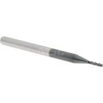 ACCUPRO Ball End Mill: 0.0394" Dia, 0.1575" LOC, 4 Flute, Solid Carbide 76489657