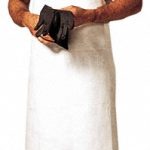 DUPONT Disposable & Chemical-Resistant Apron: 44" Length, 12.00 mil Thick, White SL274BWH00005000