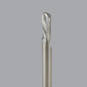 ONSRUD Spiral Router Bit: 0.125" Dia, 0.25" LOC, 1/8" Shank Dia, Downcut 62-604