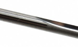 SGS Straight-Flute Drill Bit: #15, 140 deg Point, Solid Carbide 56015