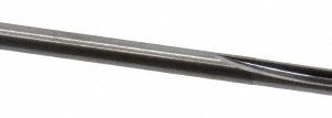 SGS Straight-Flute Drill Bit: #48, 140 deg Point, Solid Carbide 56048