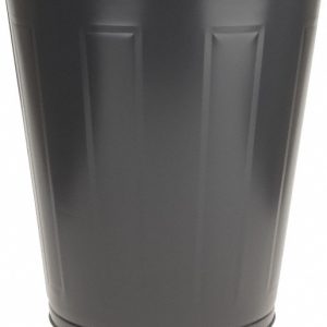 VALUE COLLECTION Trash Can: 46 qt, Round, Gray 1303-3
