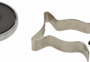 MAG-MATE 19 Lb Max Pull Force, 2-5/16" Overall Height, 2.03" Diam, Ceramic Cup Magnet MX2000NP01
