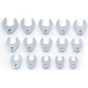 PROTO 15 Pc 1/2" Drive Open End Crowfoot Wrench Set J53001CF
