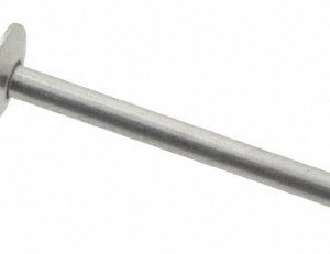 RIVETKING Open End Blind Rivet: Size 43, Dome Head, Aluminum Body, Aluminum Mandrel ABA43/P500
