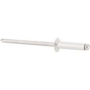 RIVETKING Open End Blind Rivet: Size 46, Dome Head, Aluminum Body, Aluminum Mandrel ABA46/P500