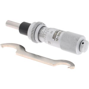 SPI 1/2 Inch, 0.51 Inch Thimble, 0.2 Inch Spindle Diameter x Mechanical Micrometer Head MS150204001