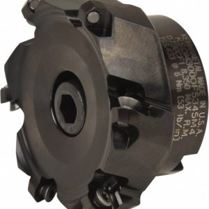 KENNAMETAL 3" Cut Diam, 1" Arbor Hole, 3.5mm Max Depth of Cut, 43&deg; Indexable Chamfer & Angle Face Mill 3093636