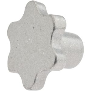 NORTHWESTERN TOOLS INC Scalloped Knob: 3" Head Dia, 6 Points, Aluminum 17011