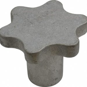 NORTHWESTERN TOOLS INC Scalloped Knob: 2-1/2" Head Dia, 6 Points, Aluminum 17114