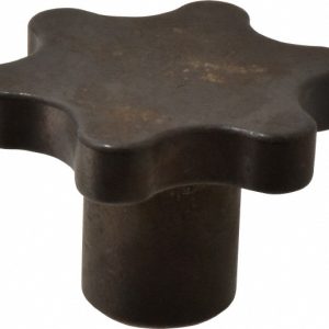 NORTHWESTERN TOOLS INC Scalloped Knob: 3" Head Dia, 6 Points, Steel 17515