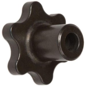 NORTHWESTERN TOOLS INC Star Knob: 3" Head Dia, 4-Point, Steel, Black 17410