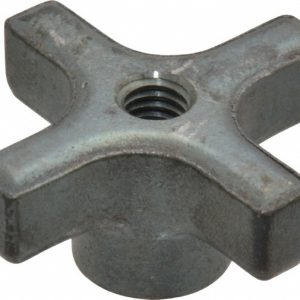 NORTHWESTERN TOOLS INC Lobed Knob: 2" Head Dia, 4 Points, Steel 17505