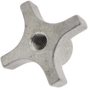 NORTHWESTERN TOOLS INC Lobed Knob: 2-1/2" Head Dia, 4 Points, Aluminum 17207