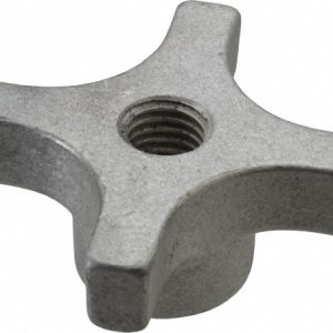 NORTHWESTERN TOOLS INC Lobed Knob: 3" Head Dia, 4-Point, Aluminum, Aluminum 17210