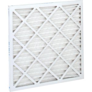 PRO-SOURCE Pleated Air Filter: Wire-Backed Pleated, MERV 8, Synthetic, 35% Efficient, 20" High, 20" Wide, 1" Deep PRO10375