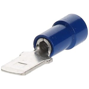 CONNECTOR CONCEPTS INC Wire Disconnect: Male, Blue, 16-14 AWG, 1/4" Tab Width MT4B-250