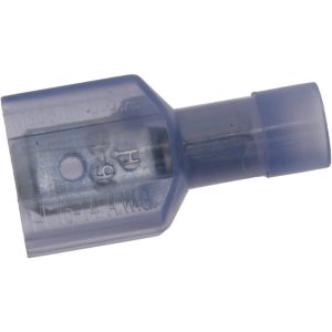 CONNECTOR CONCEPTS INC Wire Disconnect: Male, Clear, Nylon, 16-14 AWG, 1/4" Tab Width CM4TNB250F
