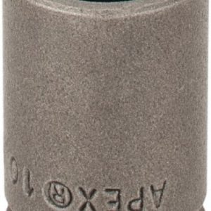 APEX Impact Socket: 1/4" Drive, 10mm Socket, Hex Drive 10MM11