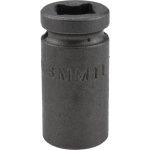 APEX Impact Socket: 1/4" Drive, 8 mm Socket, Hex Drive 8MM11