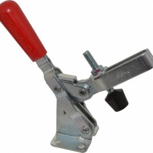 DE-STA-CO Manual Hold-Down Toggle Clamp: Vertical, 600 lb Capacity, U-Bar, Flanged Base 210-25
