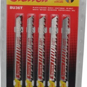 STARRETT Jigsaw Blade: Bi-Metal, 6 TPI, 0.05" Blade Thickness, 5/16" Blade Width 68717