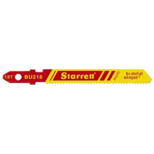 STARRETT Jigsaw Blade: Bi-Metal, 18 TPI, 0.04" Blade Thickness, 3/8" Blade Width 68726