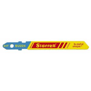STARRETT Jigsaw Blade: Bi-Metal, 24 TPI, 0.04" Blade Thickness, 5/16" Blade Width 68728