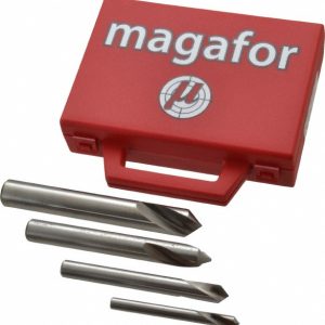 MAGAFOR 4 Piece 90&deg; 1/4 to 5/8" Spotting Drill Set 81195000004