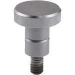 MITUTOYO Drop Indicator Flat Contact Points: #4-48 Thread, 0.3750" Point Length, Solid Carbide 101189