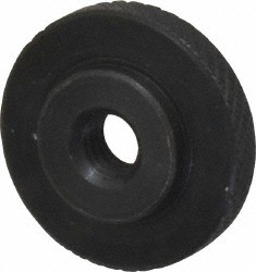 GIBRALTAR #10-32 UNF Thread, Black Oxide Finish, Steel Round Knurled Check Nut 853300-G