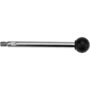 GIBRALTAR 1/2-13 Stem, 1-3/8" Knob Diam, 0.55" Shaft Diam, Gear Lever Arm with Ball Knob G5155-57-G