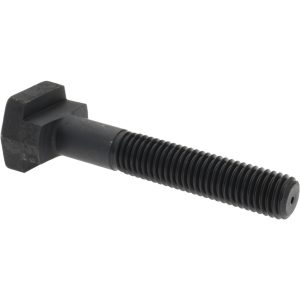 GIBRALTAR Steel T-Slot Bolt: 5/8-11, 2-1/2" Thread Length, 5/8" Slot Width, Black Finish 842640-G