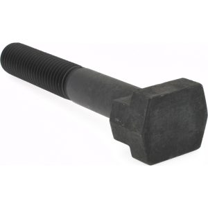 GIBRALTAR Steel T-Slot Bolt: 3/4-10, 2-1/2" Thread Length, 3/4" Slot Width, Black Finish 842750-G