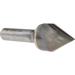 HERTEL Countersink: 1" Head Dia, 60.00 deg Included Angle, 1 Flute, Solid Carbide, Right Hand Cut 331-010050