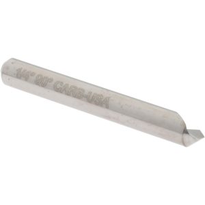 HERTEL Countersink: 1/4" Head Dia, 90.00 deg Included Angle, 1 Flute, Solid Carbide, Right Hand Cut 331-003070