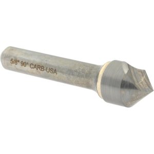 HERTEL Countersink: 5/8" Head Dia, 90.00 deg Included Angle, 1 Flute, Solid Carbide, Right Hand Cut 331-007570