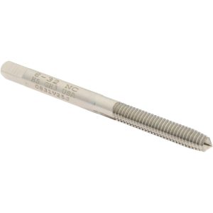 HERTEL Thread Forming Tap: #8-32 UNC, 2B Class of Fit, Plug Chamfer, High-Speed Steel, Bright/Uncoated Finish K010340AS