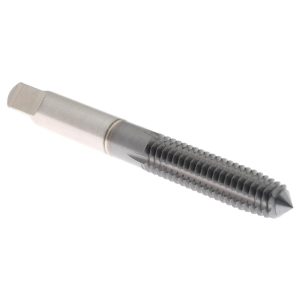 HERTEL Thread Forming Tap: 5/16-18 UNC, 2B Class of Fit, Plug Chamfer, High-Speed Steel, TiCN Finish K010377AS85