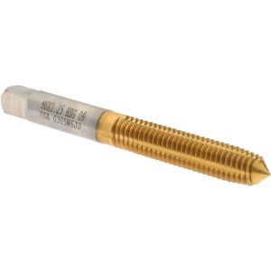 HERTEL Thread Forming Tap: M8x1.25 Metric, Plug Chamfer, High-Speed Steel, Titanium Nitride Finish K010458AS25