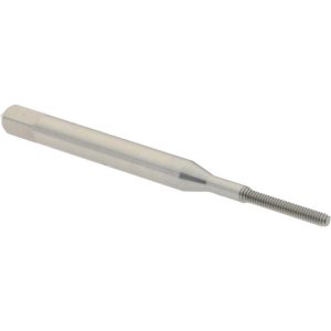 HERTEL Thread Forming Tap: #0-80 UNF, 3B Class of Fit, Bottoming Chamfer, High-Speed Steel, Bright/Uncoated Finish K010300AS